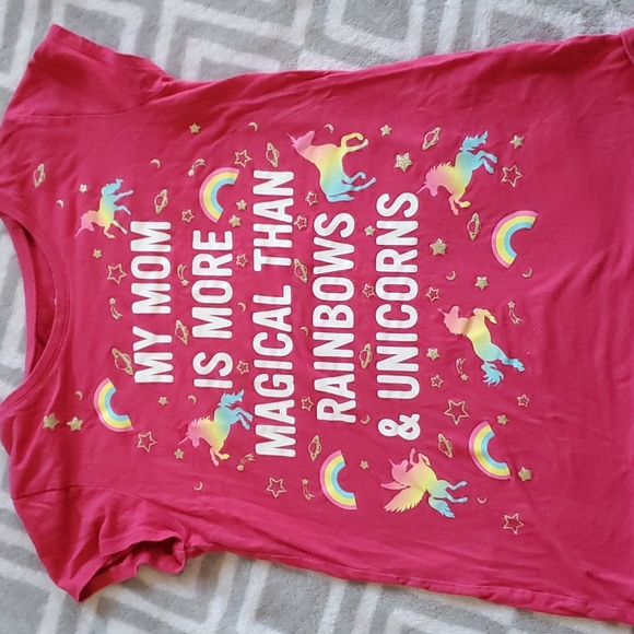 Pink unicorn top from the children's place